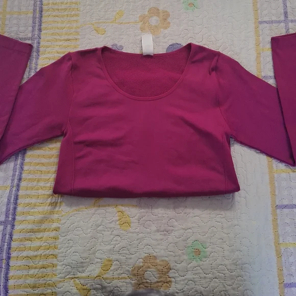 New Mix| Women's Pink Long Sleeve Shirt (onesize) - Picture 6 of 8